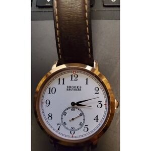 Brooks Brothers 346 Japan Movement Stainless Steel Wat